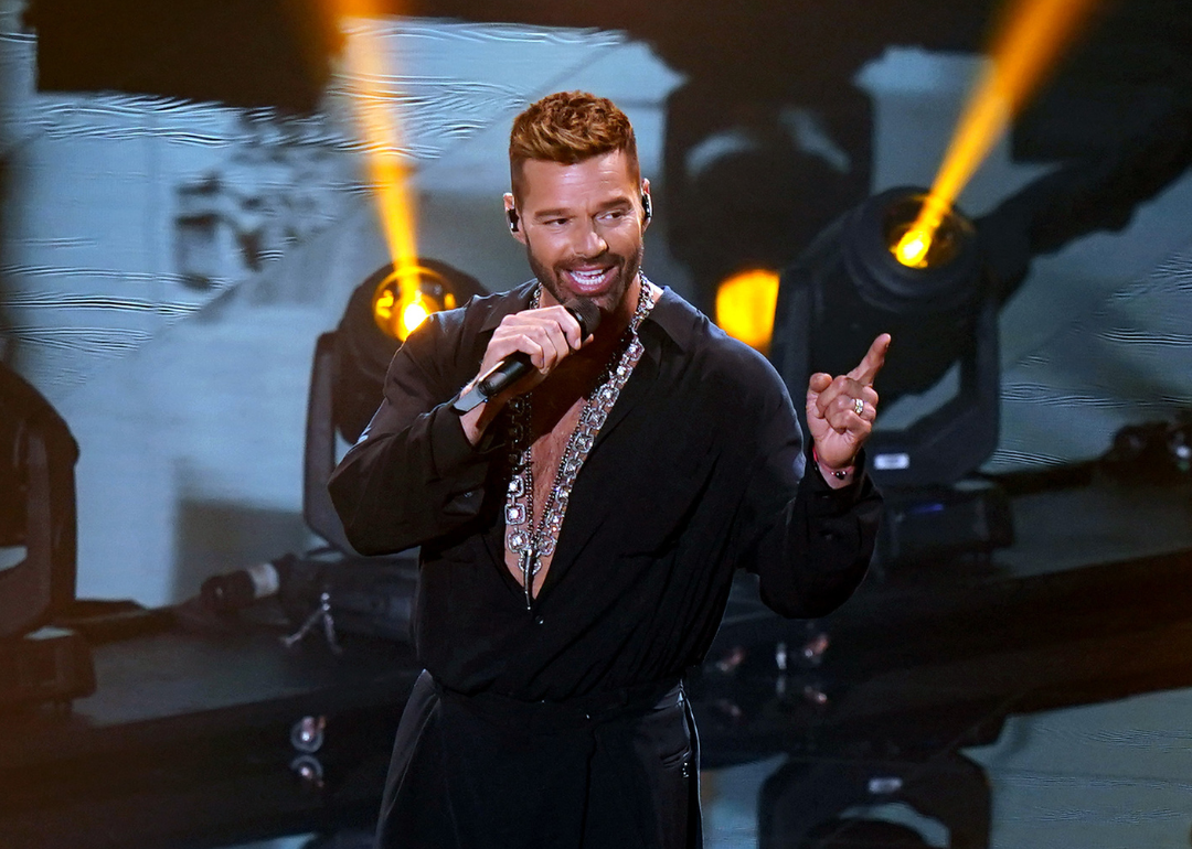 Ricky Martin performs at the 2020 Latin GRAMMY Awards.