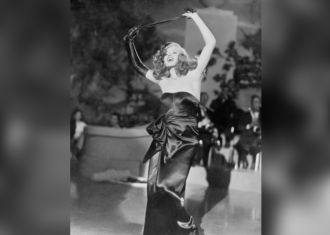 Rita Hayworth singing in the film ‘Gilda.