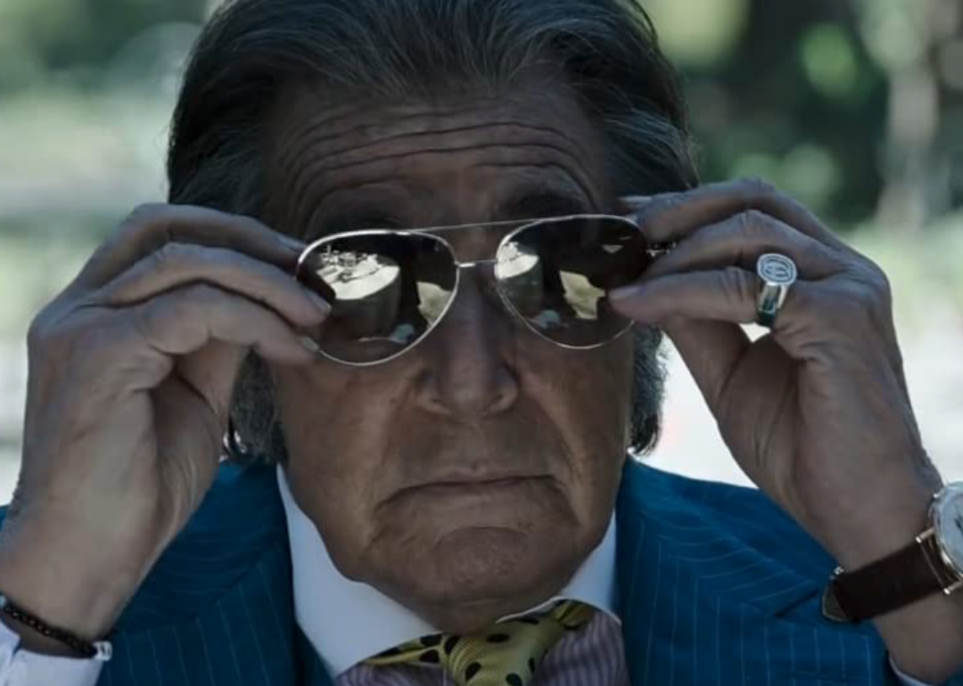 Al Pacino in a scene from ‘House of Gucci’.