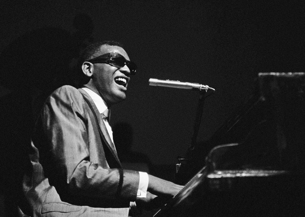 Ray Charles performing at the Olympia in Paris,