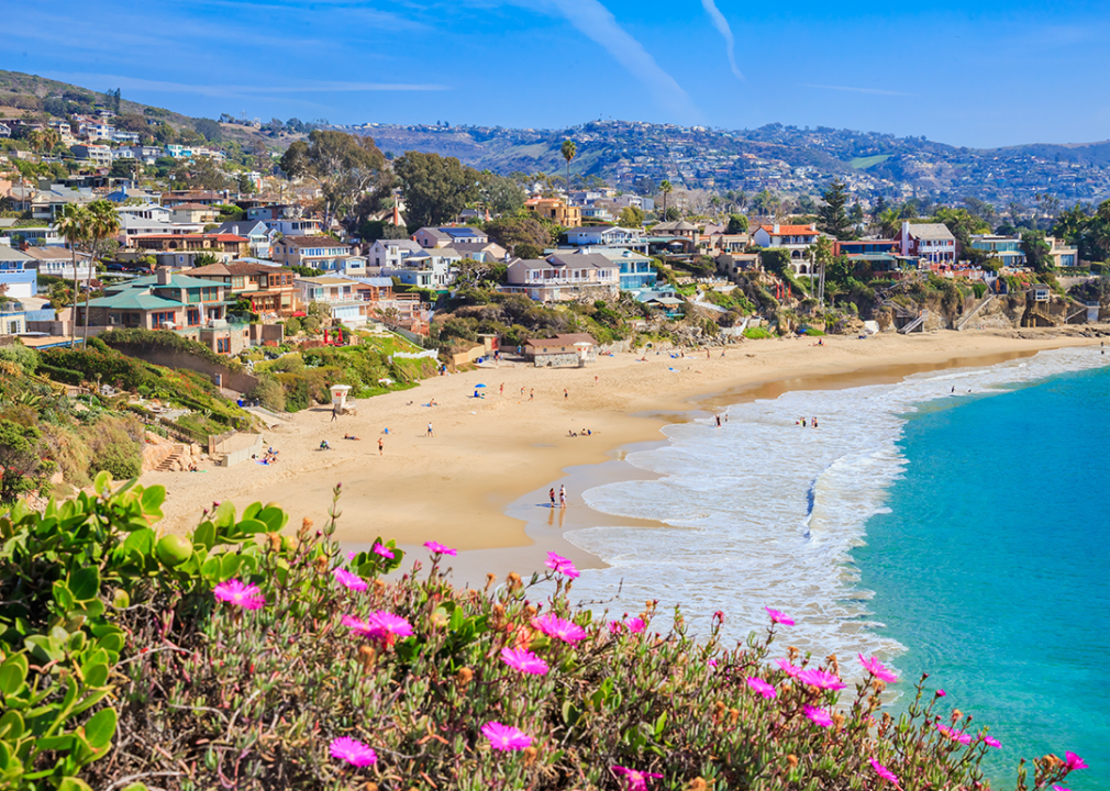 Elevated view of Laguna Beach’s Crescent Bay.