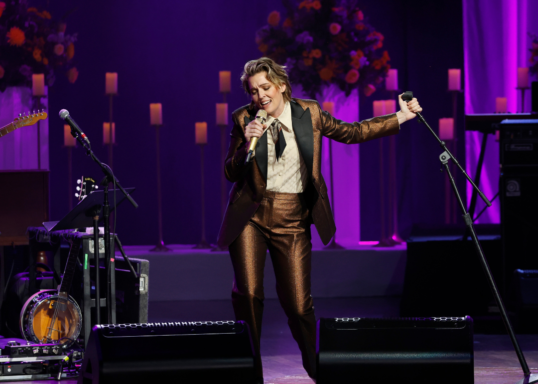 Brandi Carlile performs onstage.