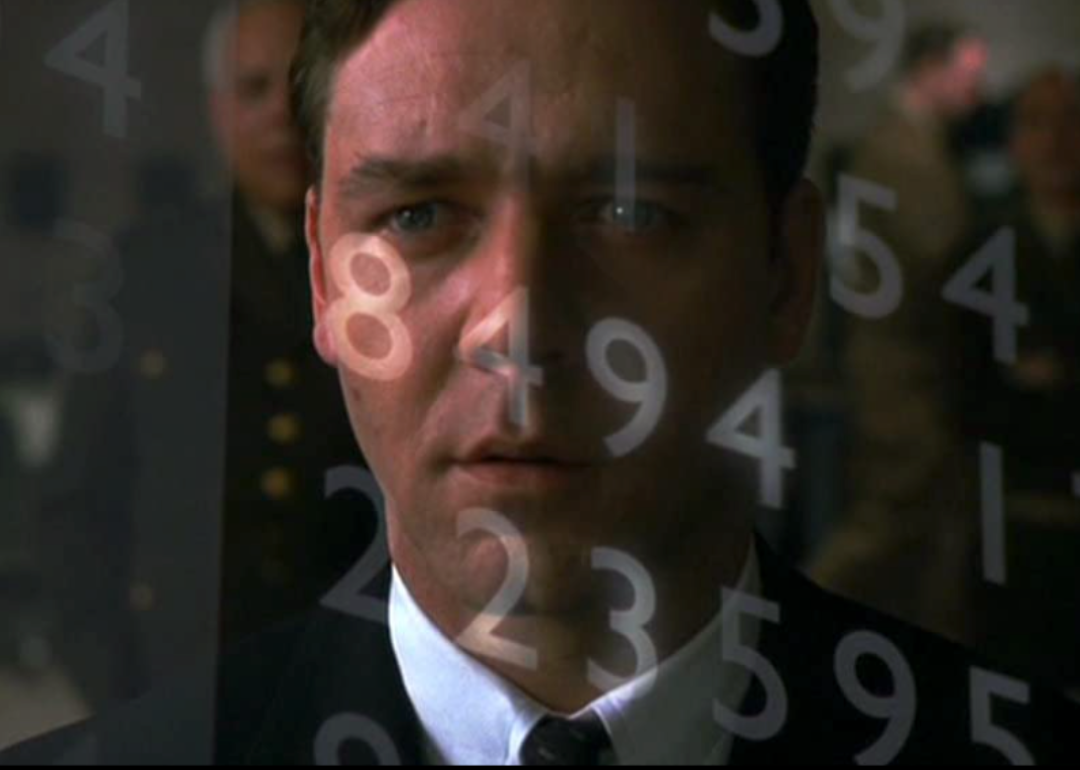Russell Crowe in ‘A Beautiful Mind’.