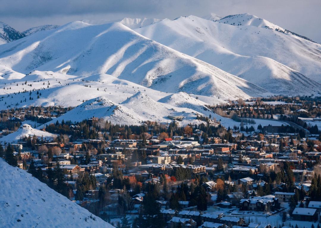 Sun Valley, Idaho in the winter