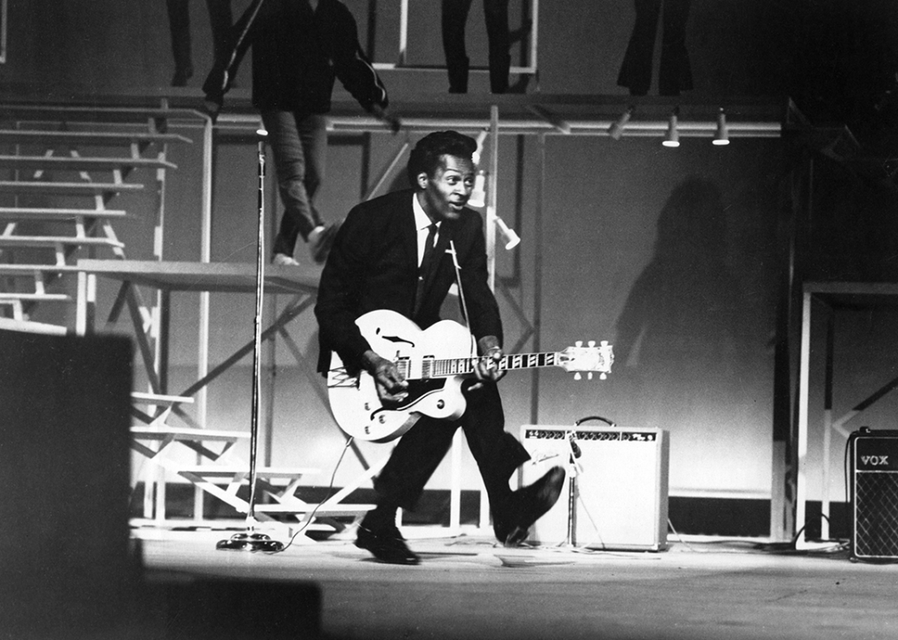 Chuck Berry performs at the TAMI Show.