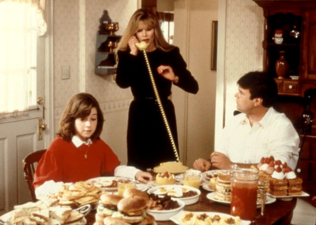 #25. My Stepmother Is an Alien (1988) Dan Aykroyd, Kim Basinger, and Alyson Hannigan in ‘My Stepmother Is an Alien’.