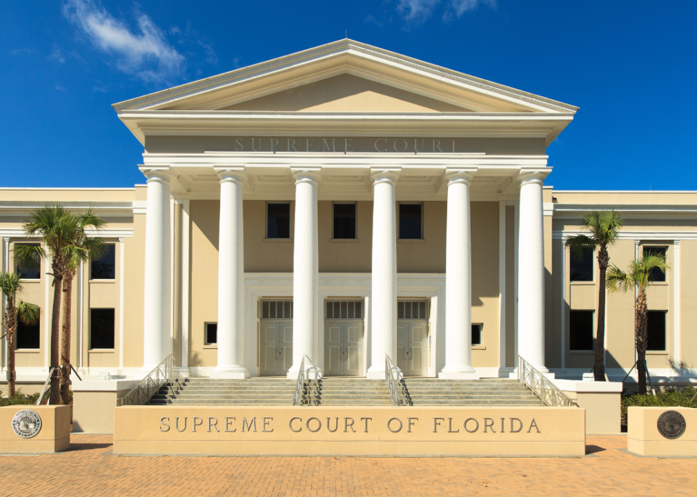 State Supreme Court building in Tallahassee