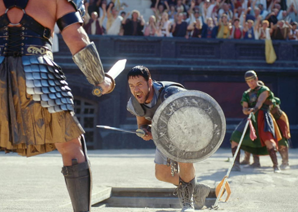 Russel Crowe in a scene from ‘Gladiator’