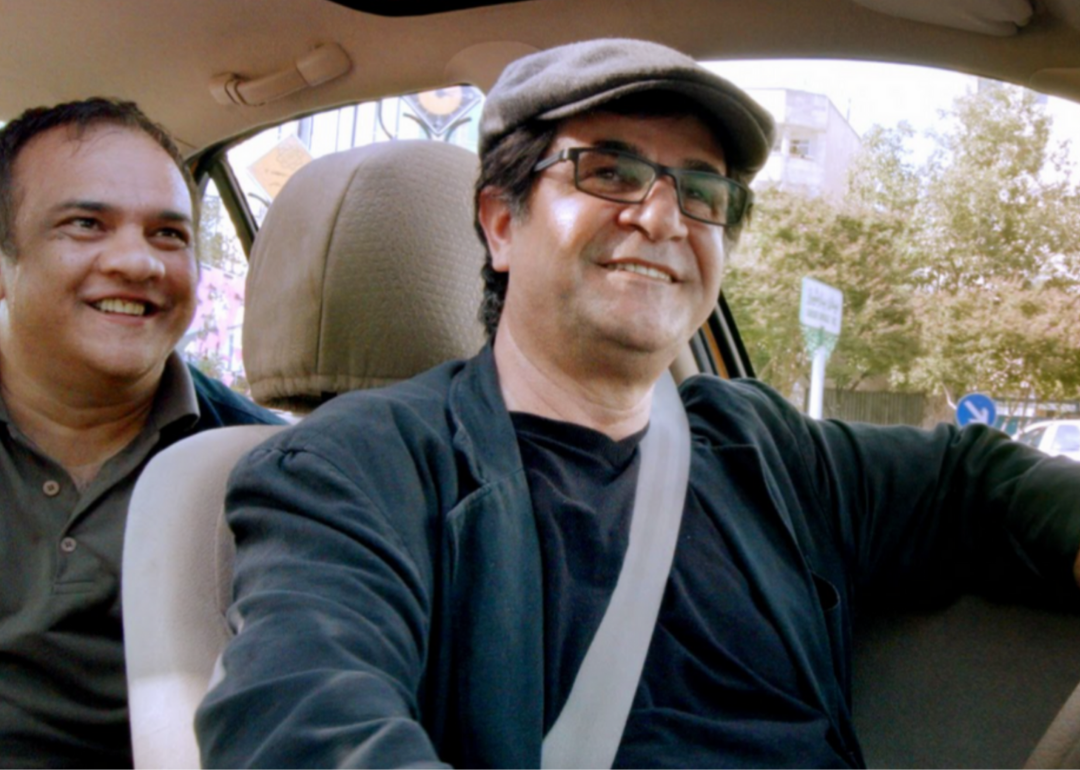 Jafar Panahi in a scene from ‘Taxi’
