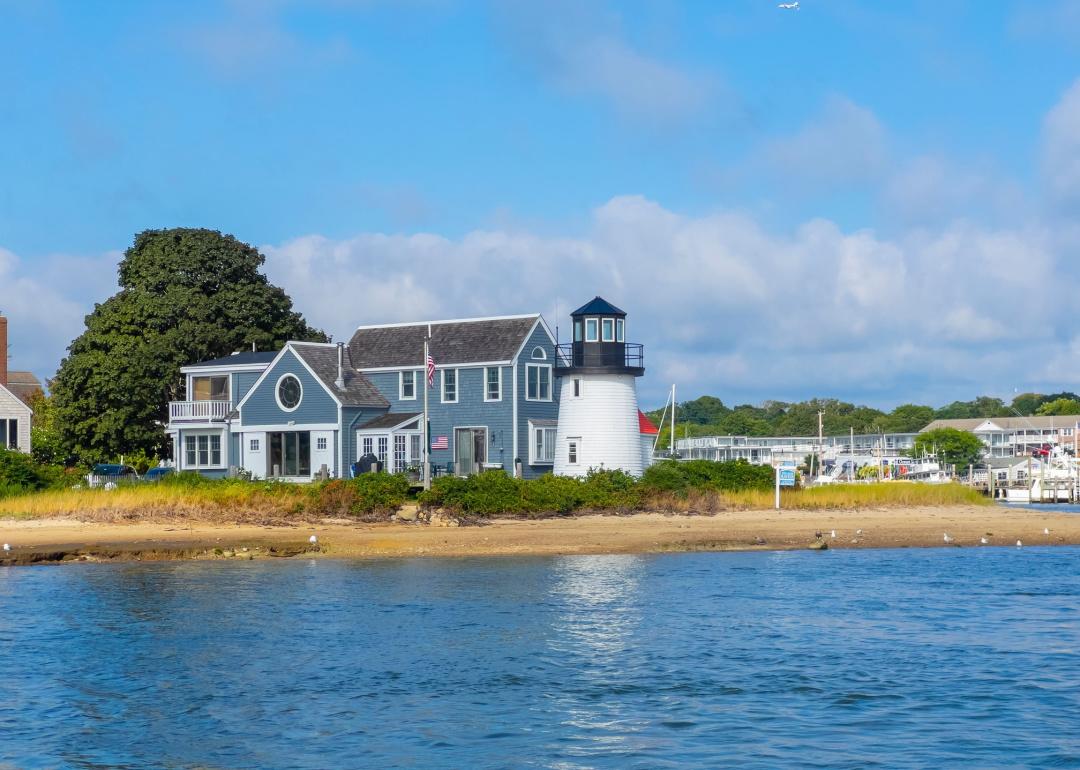 Hyannis Harbor Lighthouse in Barnstable.