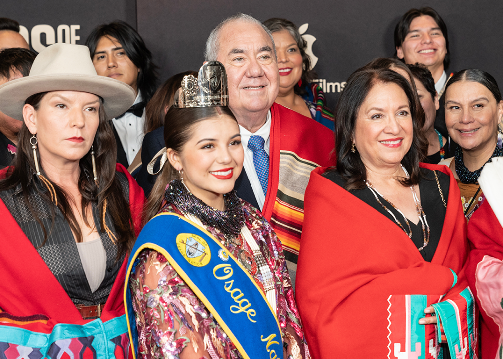 Members of Osage Nation attend premiere of the movie ‘Killers of the Flower Moon’ in New York.