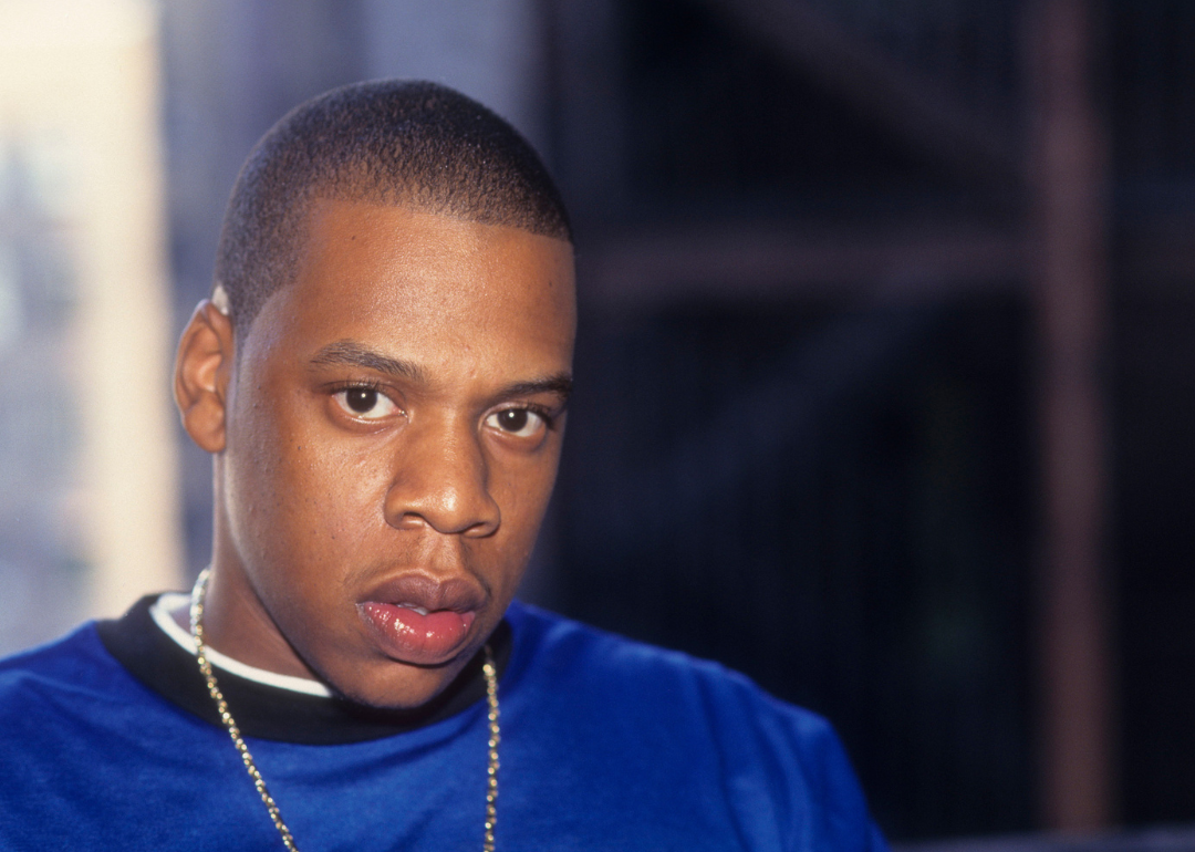 Jay-Z appears in a portrait.