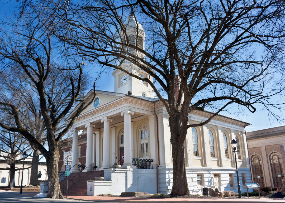 Courthouse in Warrenton.