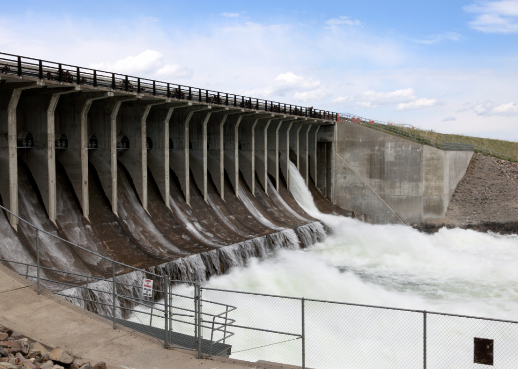 Jackson Lake Dam.