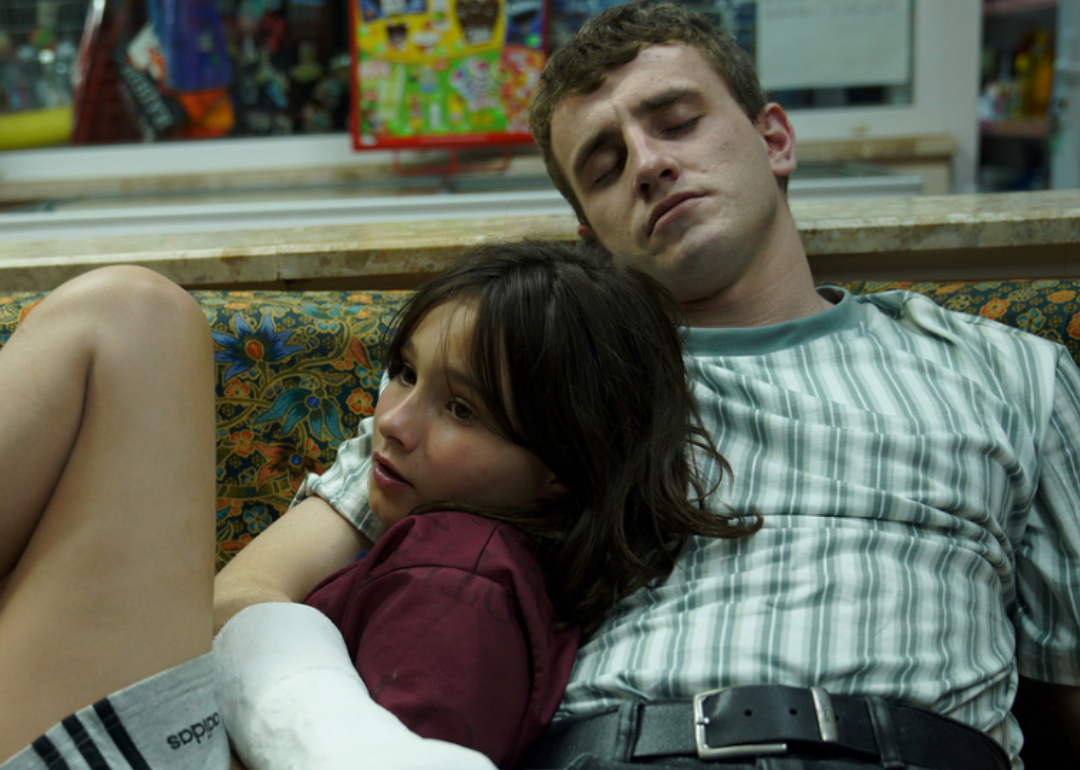 Frankie Corio and Paul Mescal in a scene from ‘Aftersun’