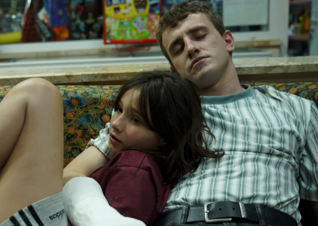 Frankie Corio and Paul Mescal in a scene from ‘Aftersun’.