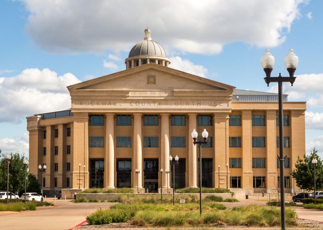 County Courthouse in Rockwall.