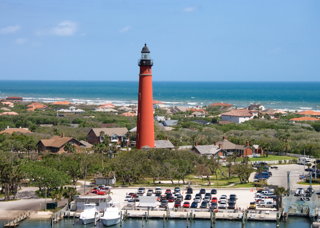 Ponce De Leon Inlet Lighthouse in New Smyrna Beach.