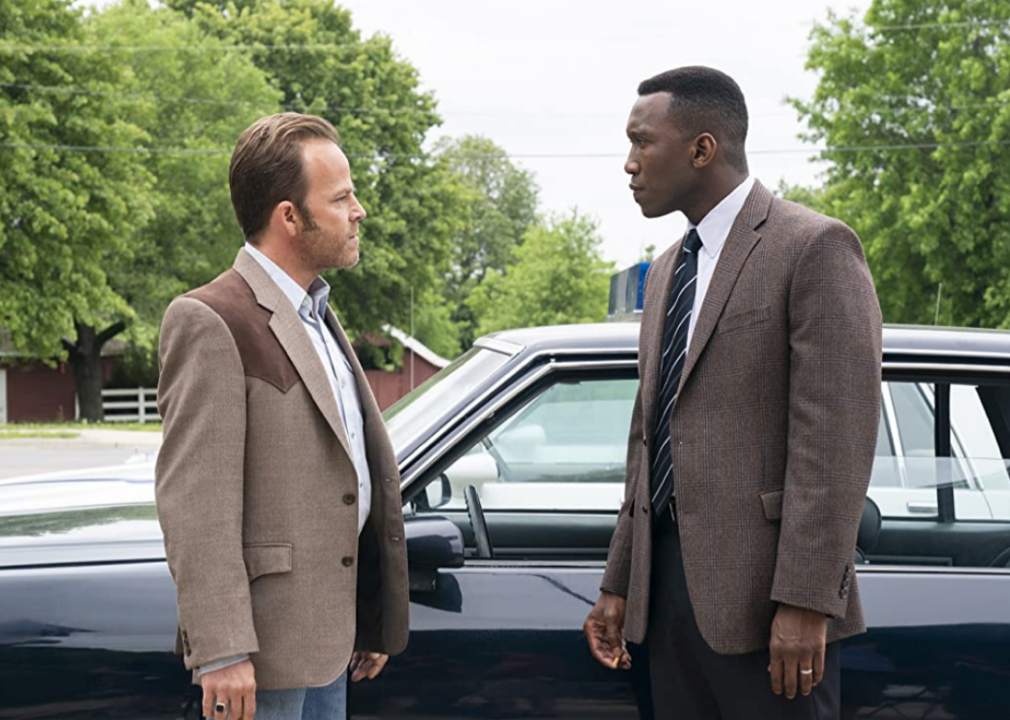 Stephen Dorff and Mahershala Ali in a scene from ‘True Detective.’