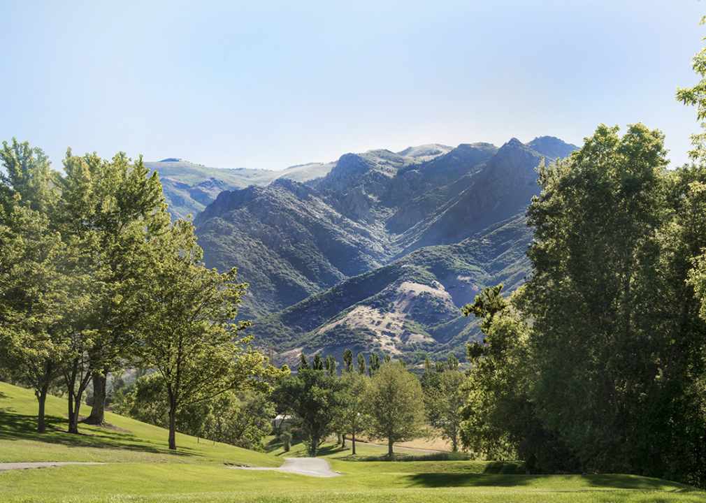 Park in the Northern Utah mountains.