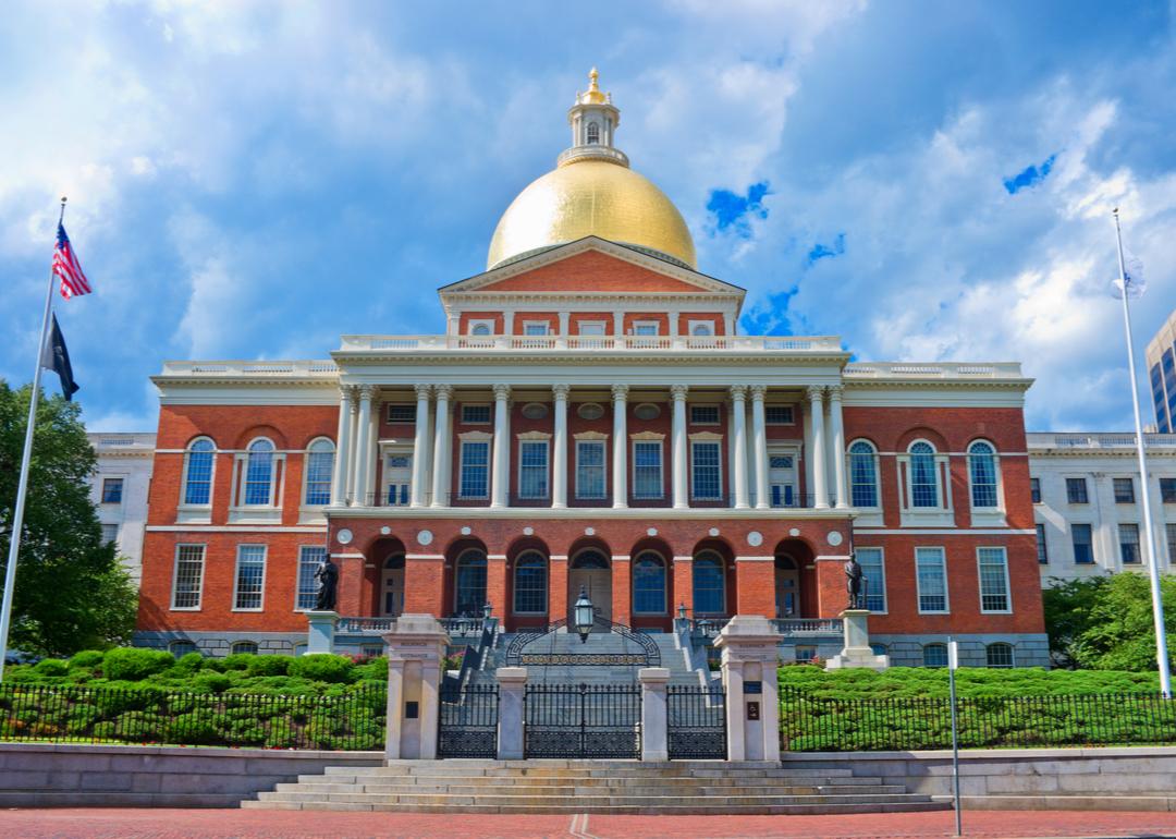 Massachusetts State Capitol building.