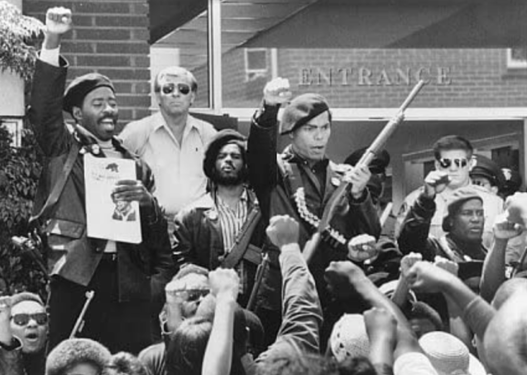 Courtney B. Vance and Marcus Chong in a still image from ‘Panther’.