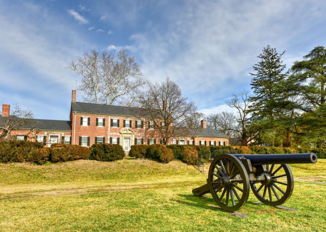 Historic Chatham Manor on the Rappahannock River.