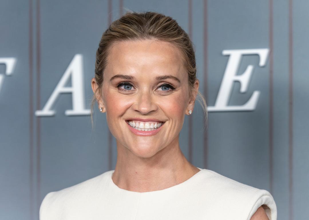 Reese Witherspoon attends premiere.