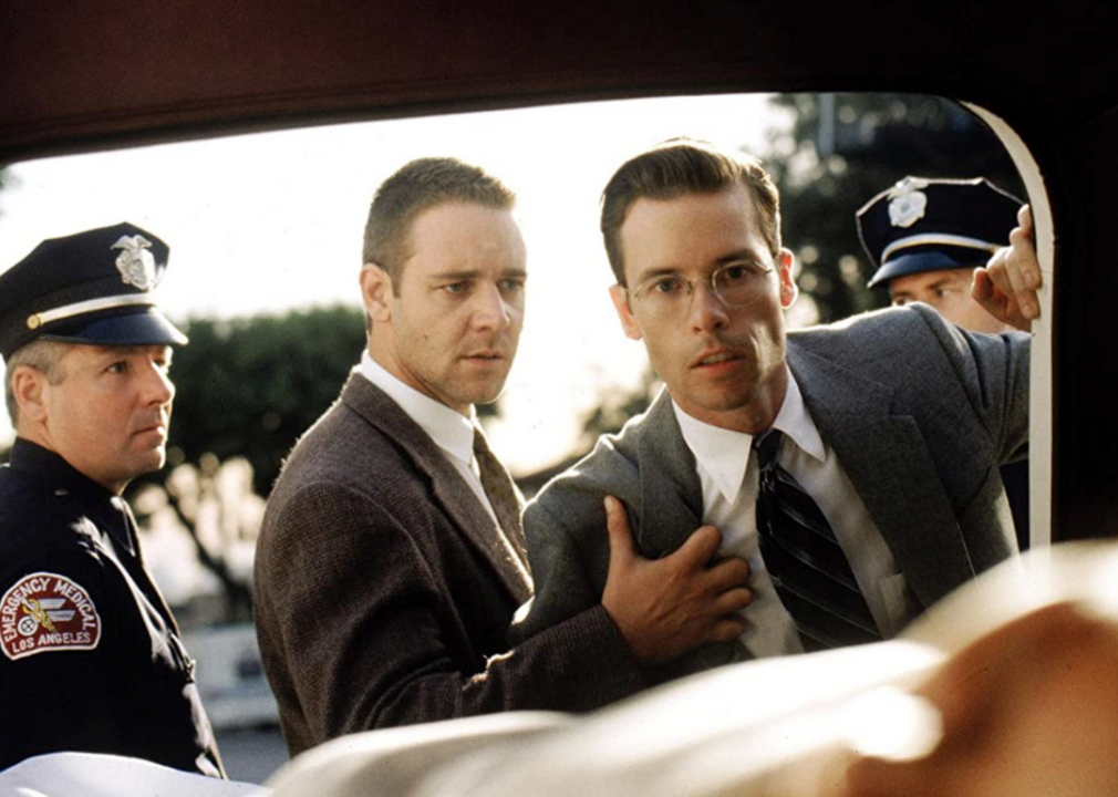 Russell Crowe and Guy Pearce in ‘L.A. Confidential’.