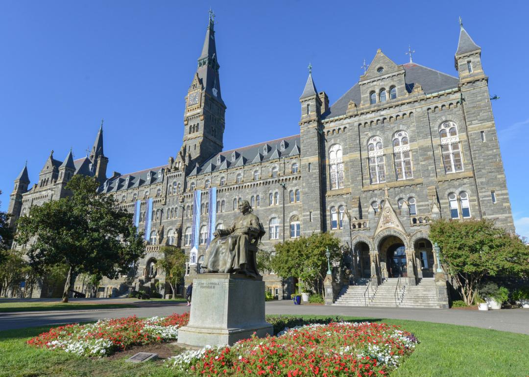Building on the campus of Georgetown University.
