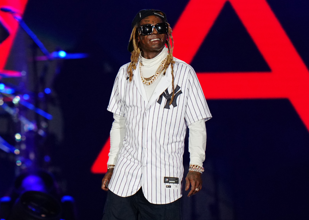 Lil’ Wayne performs during the Hip Hop 50 Live.