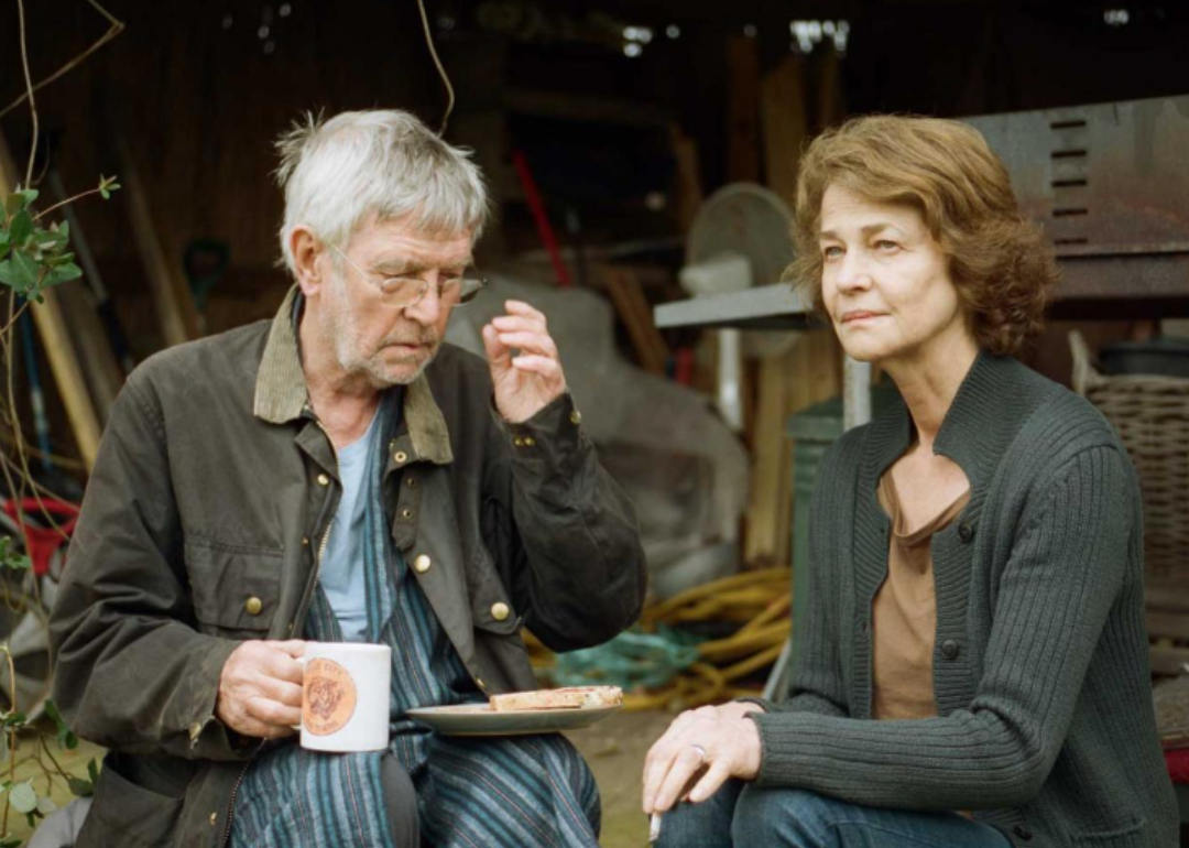 Charlotte Rampling and Tom Courtenay in a scene from ’45 Years’