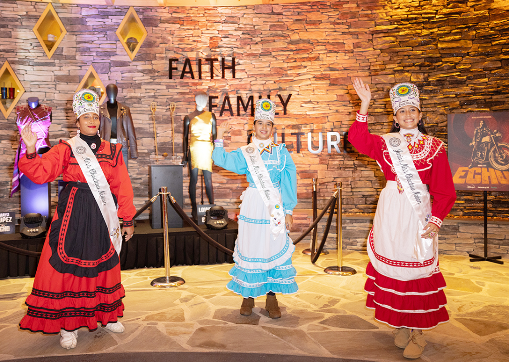 Choctaw Nation dance performance during the Echo - Choctaw Powwow Special Screening Event.