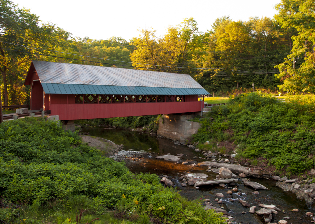 The Creamery Covered Bridge in Brattleboro, Vermont
