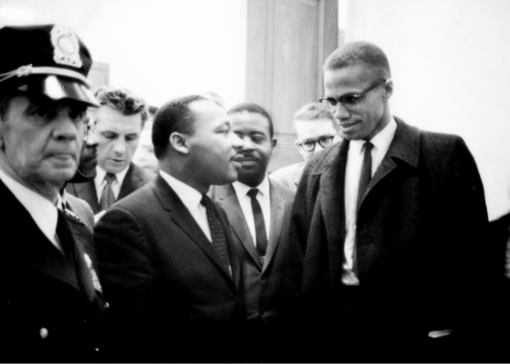 Martin Luther King and Malcolm X dated March 26, 1964.