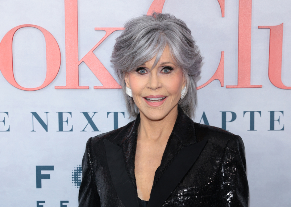 Jane Fonda attends the premiere of ‘Book Club: The Next Chapter’.