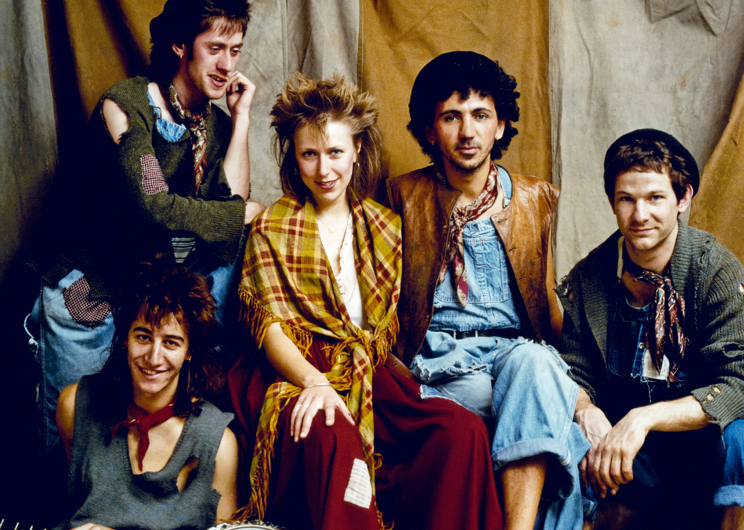 Group portrait of the band Dexy’s Midnight Runners.