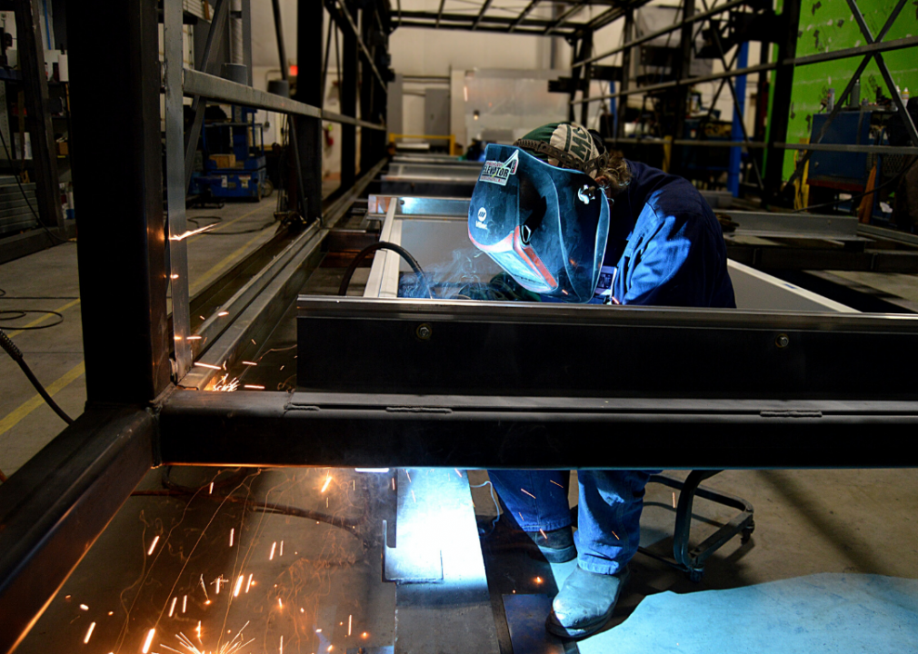 #12. Structural iron and steel workers