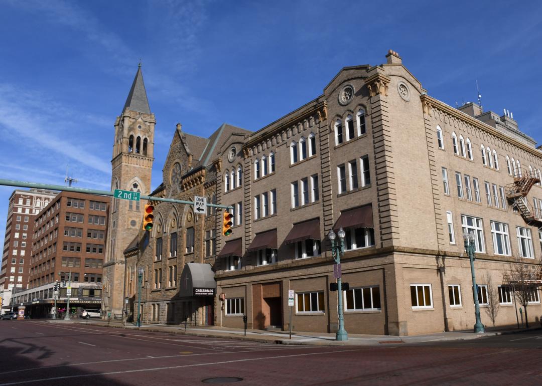 Street view Canton downtown.