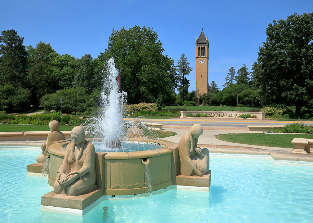 Iowa: Story County Fountain on the campus of Iowa State University in Ames.