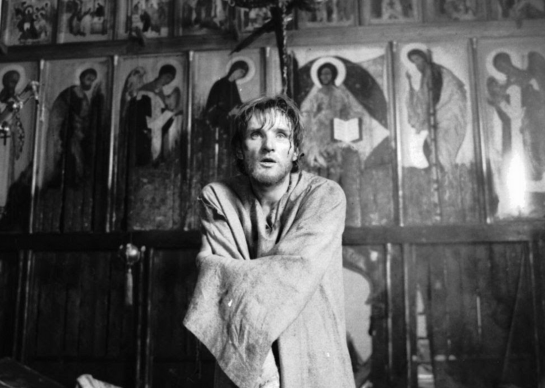 Anatoly Solonitsyn in a scene from ‘Andrei Rublev’