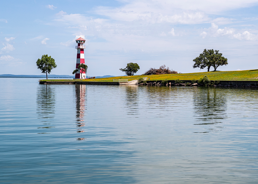 The lighthouse on Lake Buchanan.