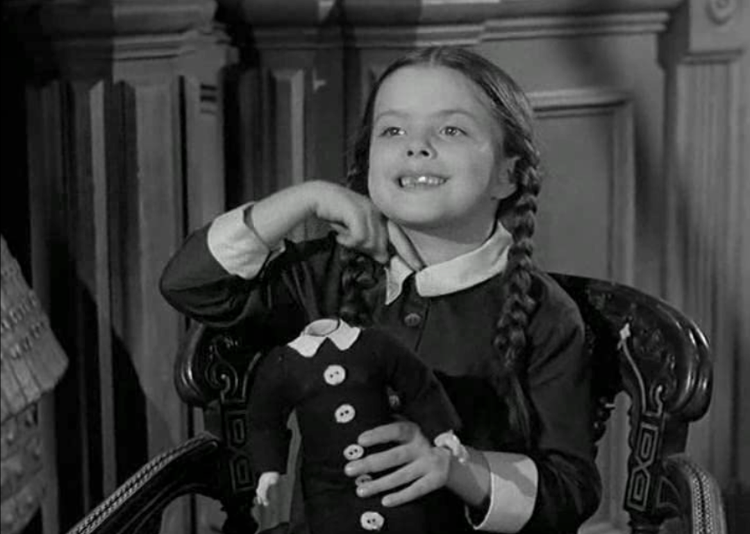 Lisa Loring in an episode of 'The Addams Family’.