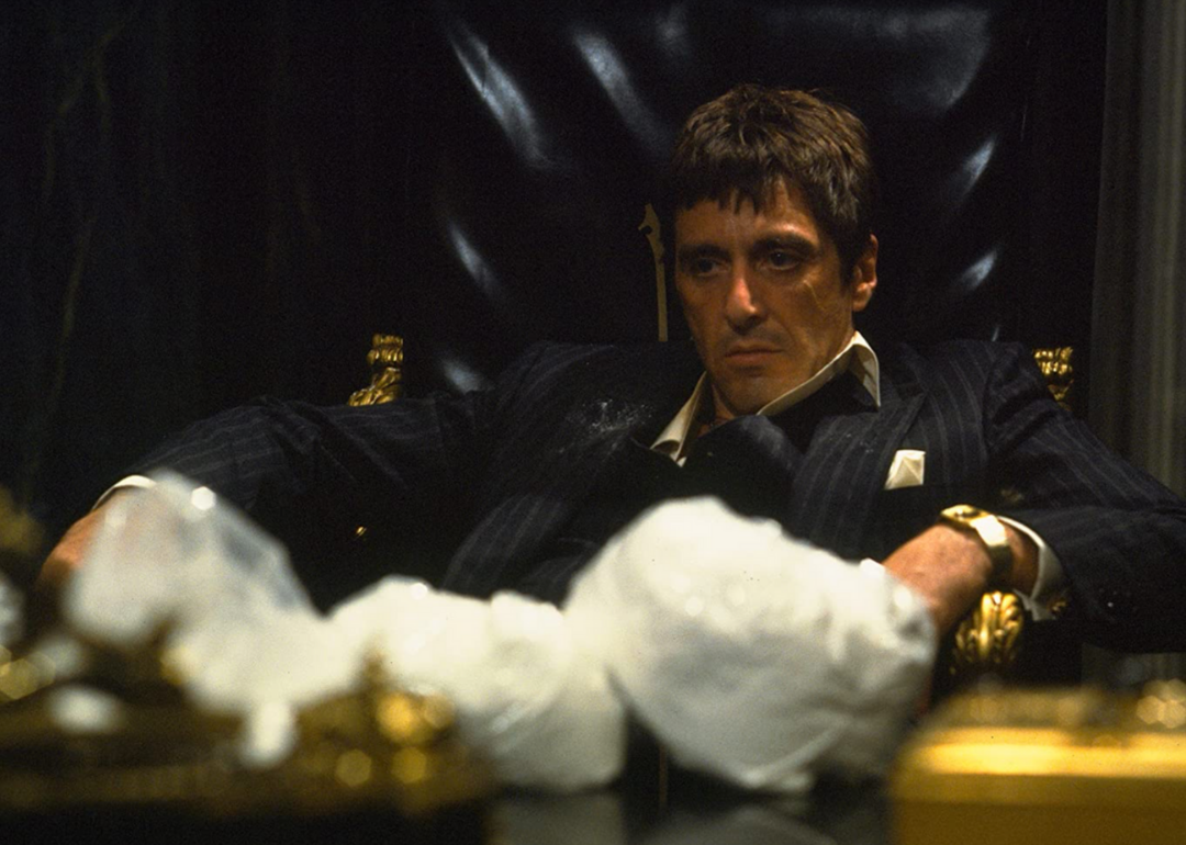 Al Pacino in a scene from ‘Scarface’.