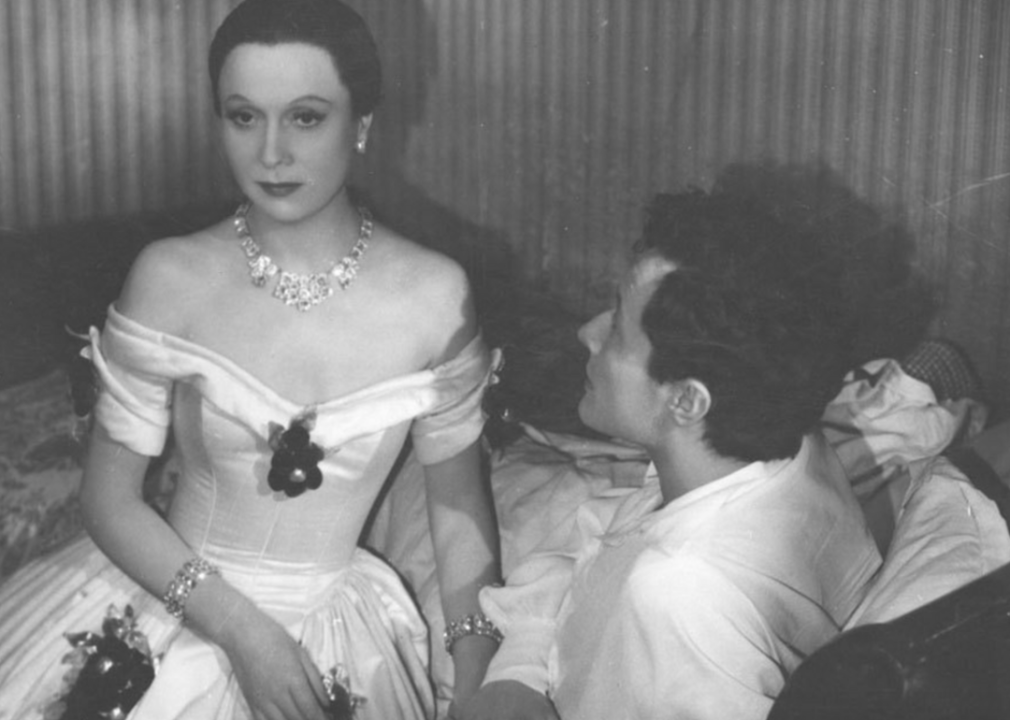 Arletty and Jean-Louis Barrault in a scene from ‘Children of Paradise’.