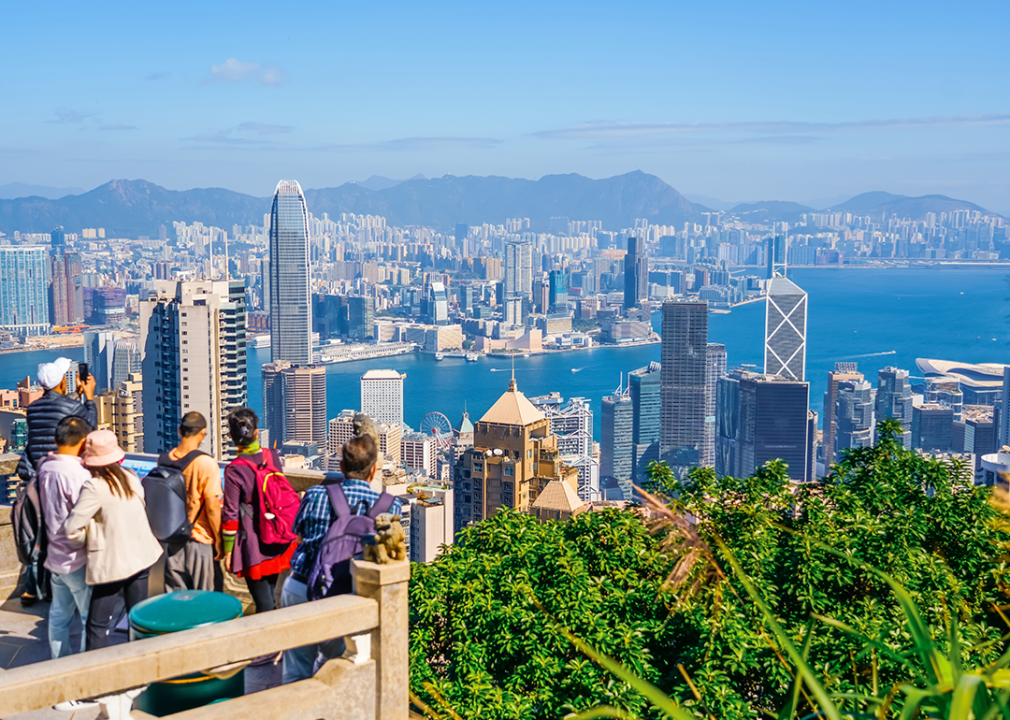 #21. Hong Kong Hong Kong city view from Victoria Peak.