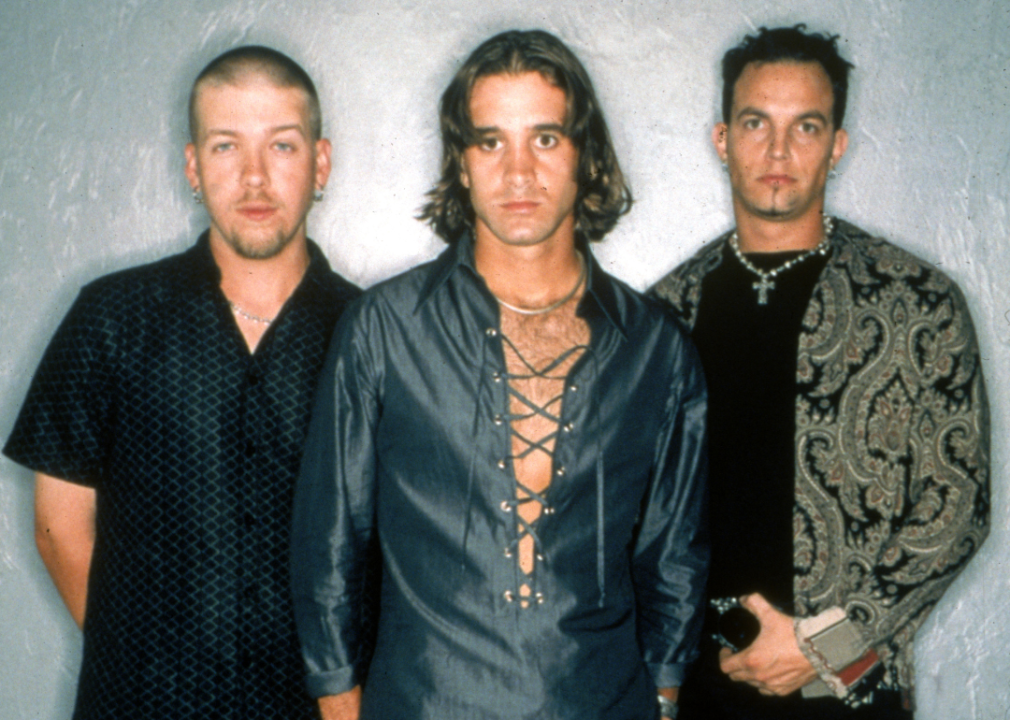 Scott Phillips, Scott Stapp and Mark Tremonti of Creed.