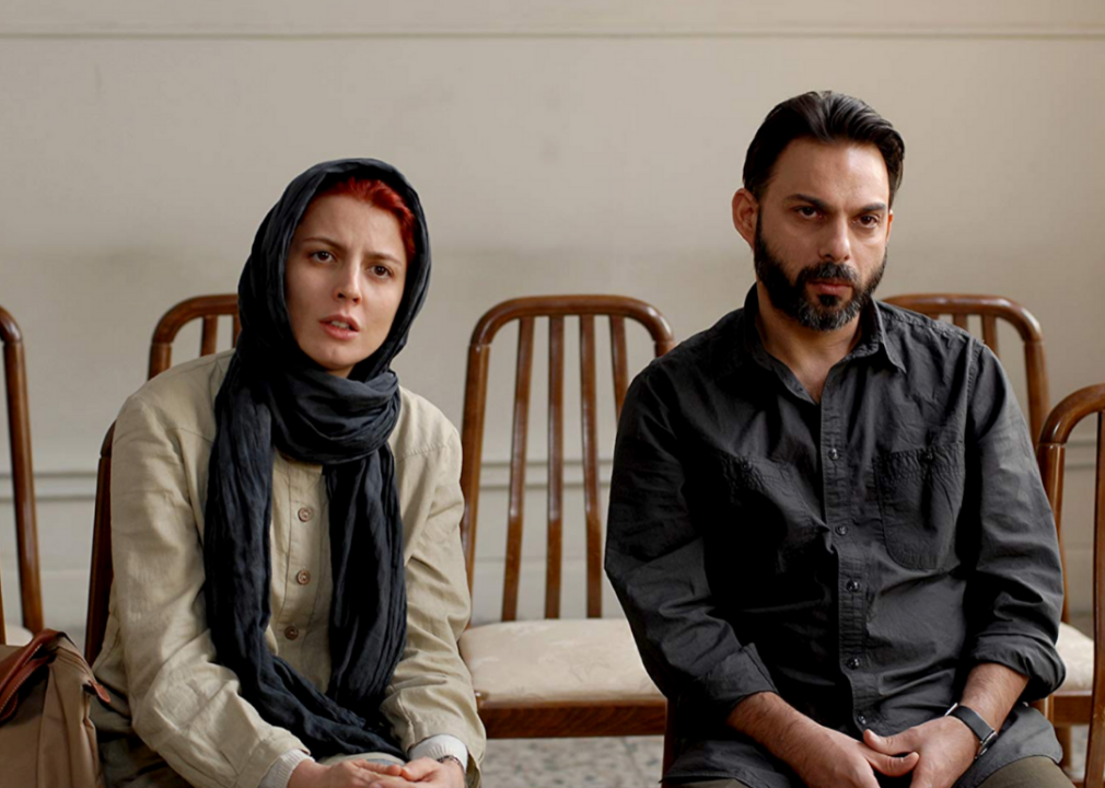 Leila Hatami and Payman Maadi in a scene from ‘A Separation’.