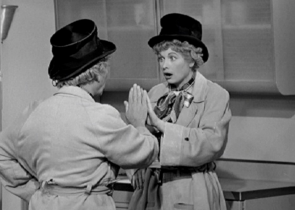 #8. Lucy and Harpo Marx
