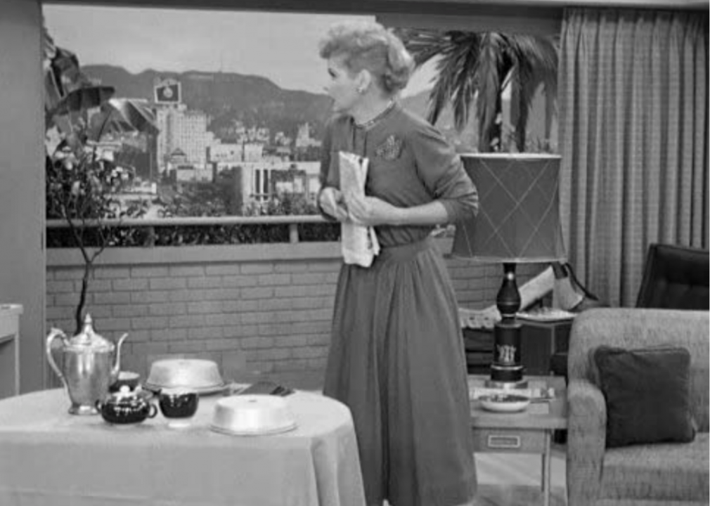 #7. Lucy and John Wayne